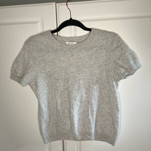 Paloma 100% Cashmere Short Sleeve Sweater